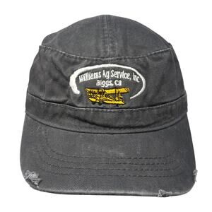 Williams AG Service Biggs CA Cadet Army Cap Gray One Size Distressed Otto